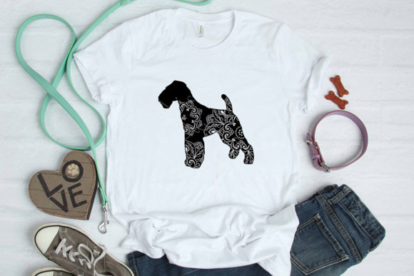 Airedale Terrier Dog Mandala