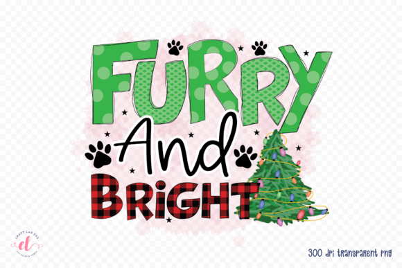 Furry and Bright PNG - Christmas Dog PNG