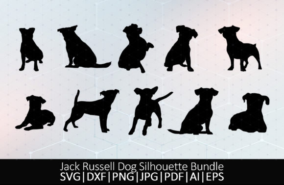 Jack Russell Terrier Silhouette Dog